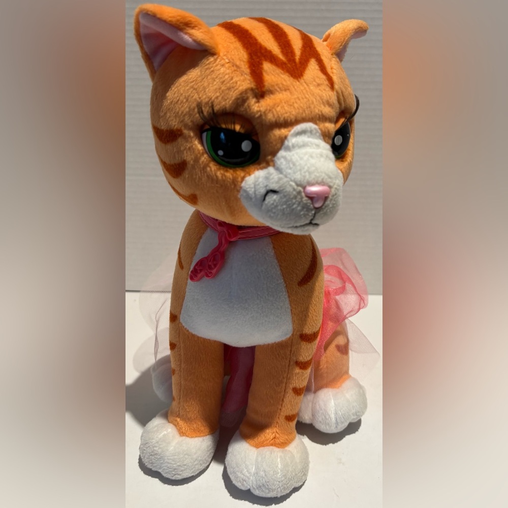 Vintage 2006 Barbie Pet Cat Twyla Plush Purrs & Talks Mattel - Works Unique Gift